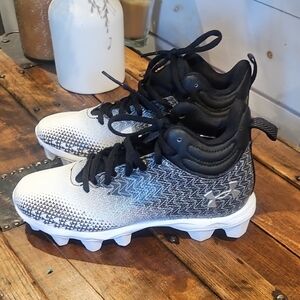 Under Armour Kids' Black and White Sneakers